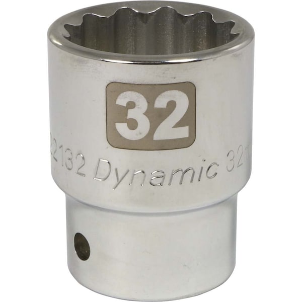 3/4" Drive, 32mm Metric Socket, 12 Points
